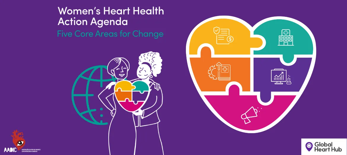 A AADIC, através da Dra. Paula Vital, colabora na Agenda de Ação do Global Heart Hub para a Saúde do Coração da Mulher
